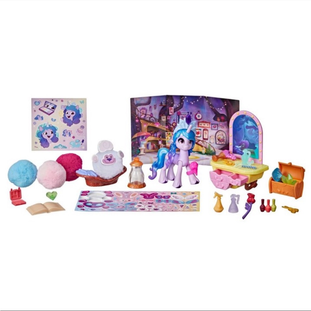 My Little Pony: A New Generation Story Scenes Critter Creation Izzy Moonbow NEW